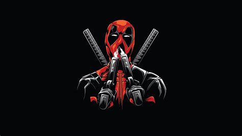 3840x2160 Resolution Deadpool Minimal 4K Wallpaper - Wallpapers Den