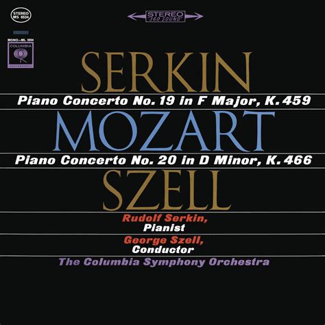 ‎Mozart: Piano Concertos Nos. 19 & 20 by Rudolf Serkin, George Szell & Columbia Symphony ...