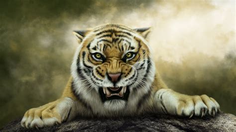 Bengal Tiger 3D wallpaper HD wallpaper | Wallpaper Flare