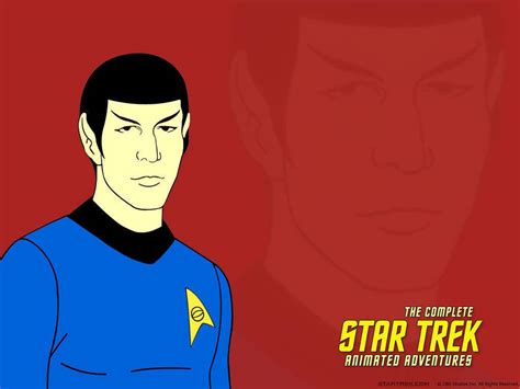 Download Spock Red Cartoon Poster Wallpaper | Wallpapers.com