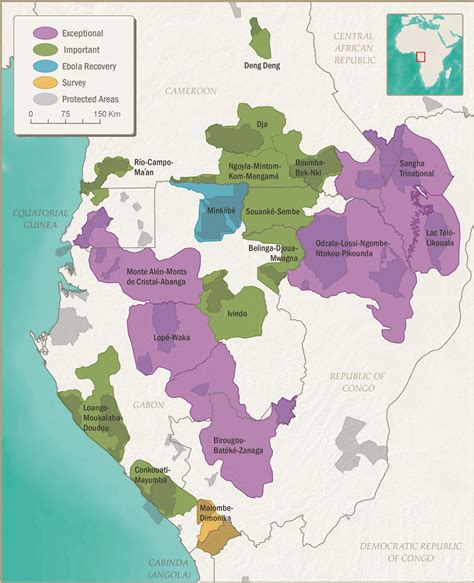 Western Lowland Gorilla Habitat Map