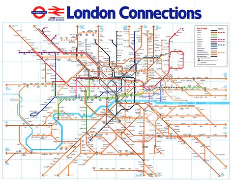 LONDON TRAIN MAP - Map of africa