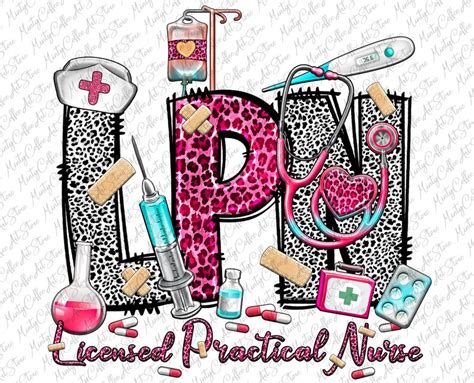 LPN Licensed Practical Nurse Png Nurse Life Png LPN - Etsy