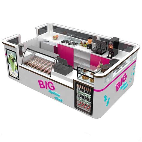 ice cream kiosk design in mall for sale - Mall Kiosk