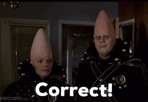 Correct Conehead GIF - Correct Conehead Coneheads - Discover & Share GIFs