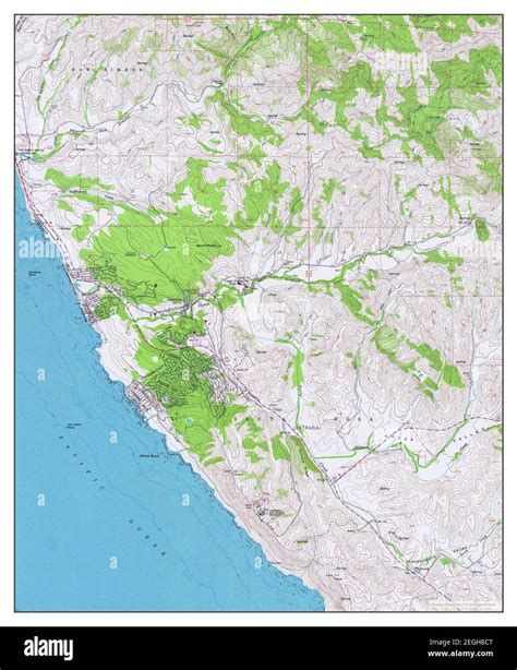 Cambria california map Cut Out Stock Images & Pictures - Alamy