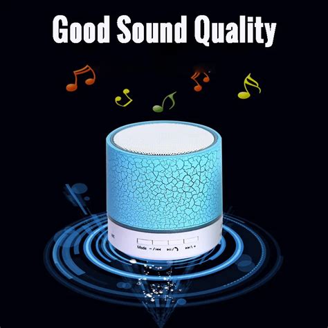 Smart LED Bluetooth Speaker Music Night Light Mini Portable Colorful Night Lamp Wireless ...