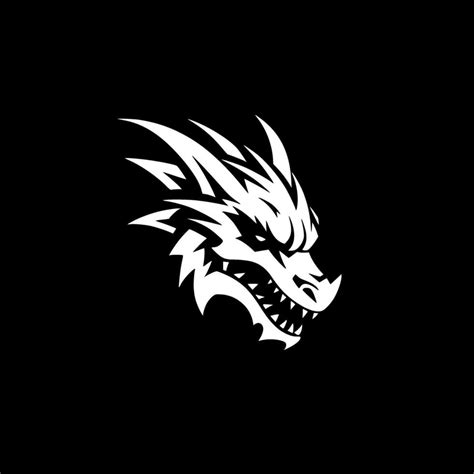 Dragon - Minimalist and Flat Logo - Vector illustration 26690979 Vector Art at Vecteezy