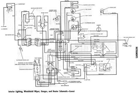 Mercury Comet 1964 Instrument Wiring Diagram | All about Wiring Diagrams