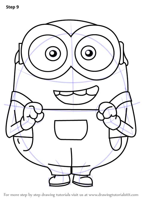 How to Draw Bob from Minions (Minions) Step by Step | DrawingTutorials101.com