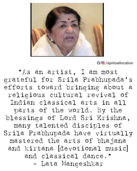 When Lata Mangeshkar sung for Iskcon - Blog - ISKCON Desire Tree | IDT