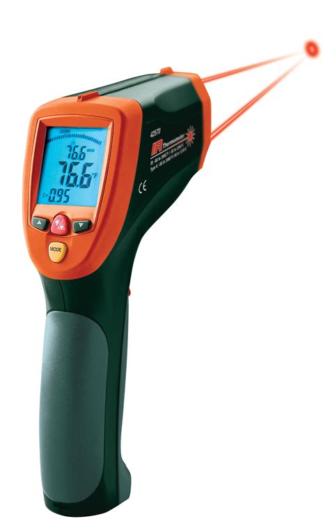 Extech 42570 High Temperature InfraRed Thermometer w/ Dual Lasers -58 to 3992°F (-50 to 2200°C ...