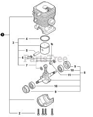 Echo CS-310 - Echo Chainsaw (SN: C04612001001 - C04612999999) Parts ...