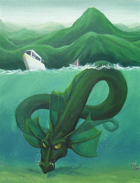 Loch Ness Monster Painting at PaintingValley.com | Explore collection ...