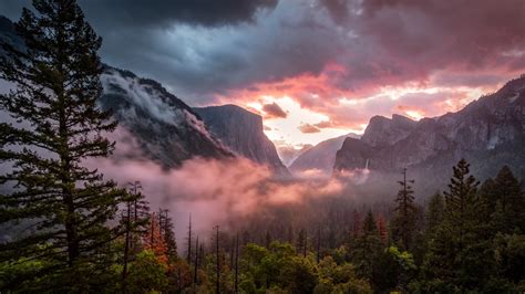 Download wallpaper: Landscape from Yosemite National Park 1920x1080