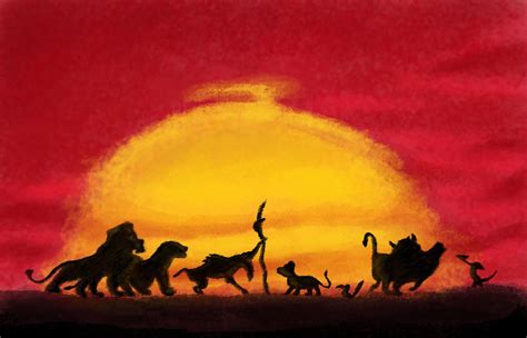 Sunrise Lion King by DoubleTroouble on deviantART | Lion king art, Lion ...