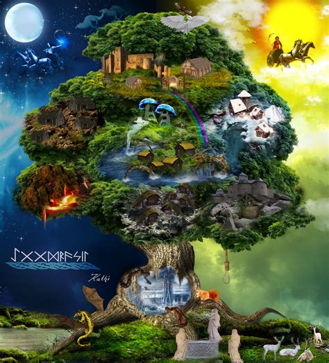 The Legend of Yggdrasil by Kathamausl on DeviantArt