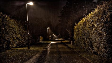 Rainy Night Wallpapers - Top Free Rainy Night Backgrounds - WallpaperAccess