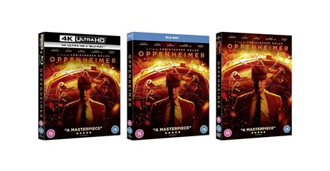 Oppenheimer 4K UHD, Blu-ray & DVD Releases Nov 2023 - Available To Pre ...