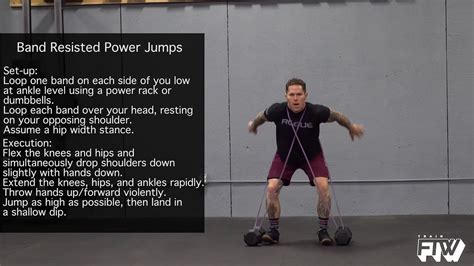 Band Resisted Power Jump - YouTube