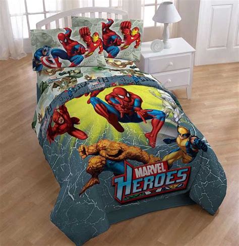 Interior Design Ideas: Superhero Bedding Theme For Boys Bedroom