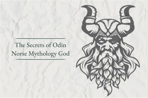 The Secrets of Odin - Norse Mythology God - Viking Style