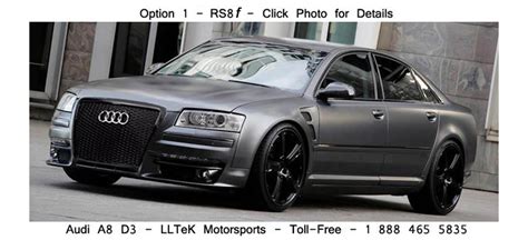 High Performance Tuning and Body Kit Styling for the Audi A8 D3 after facelift