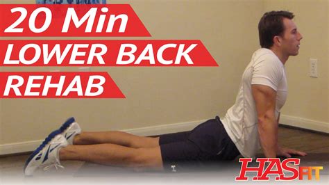 20 Min Lower Back Rehab – HASfit Lower Back Stretches for Lower Back Pain Exercises Workouts ...