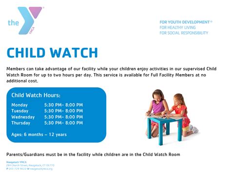 Child Watch – NAUGATUCK YMCA