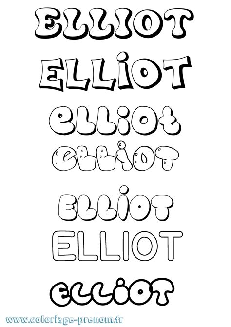 Elliot Coloring Page Coloring Pages