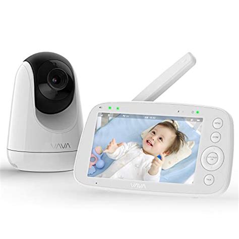 Baby Monitor, VAVA 720P 5″ HD Display Video Baby Monitor with Camera ...