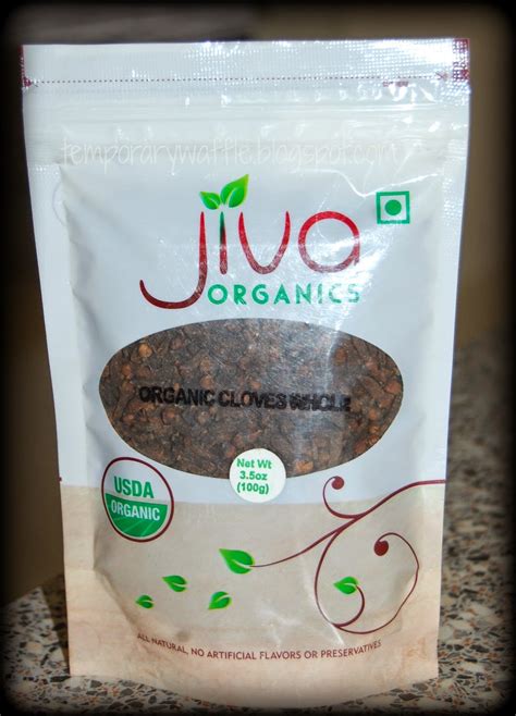 Temporary Waffle: Jiva Organics Whole Cloves + A Tea Recipe!