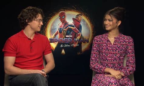 Tom Holland and Zendaya Spider-Man No Way Home interview | Tom holland, Zendaya interview, Zendaya