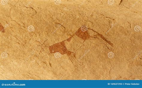 Ancient Rock Art in Sahara Desert Stock Image - Image of vestige, heritage: 169637293