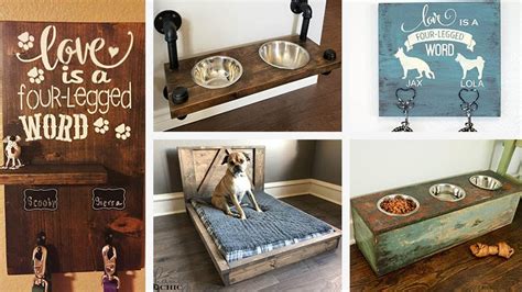 17 DIY Rustic Furniture Projects For Your Dogs - TheHomeRoute