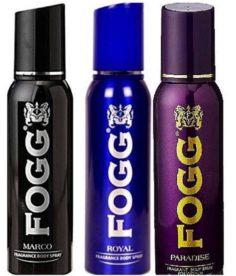 Buy FOGG Fresh Body Spray For Men Combo, Pack of 3 Online at Low Prices ...