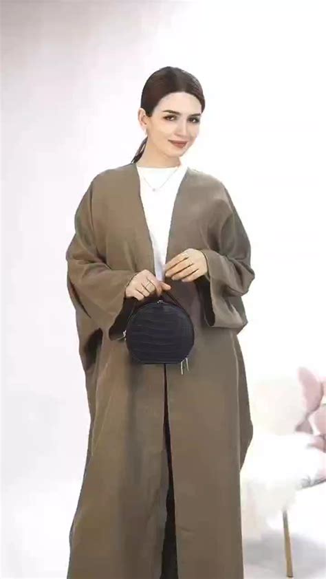 Loriya 2023 New Fashion Islamic Clothing Designs Modest Kimono Abaya Dubai Style Linen Muslim ...