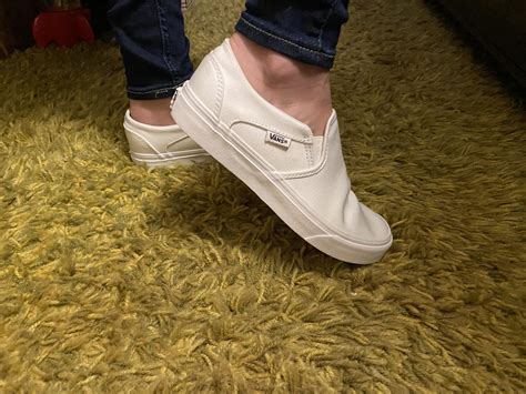 Can never go wrong with the white slip on Vans! 💜 : r/Vans