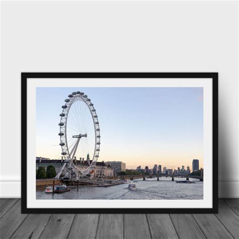 London Eye at Sunset | Photo Print - Urban Walking Experience