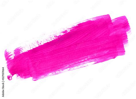 Pink hand drawn paint texture on white background Stock Illustration | Adobe Stock