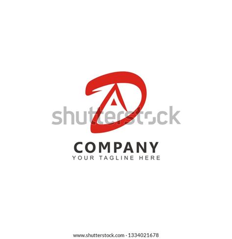 Initial Da Logo Design Inspiration Stock Vector (Royalty Free) 1334021678