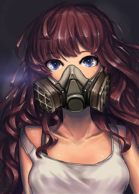 Anime Girl Gas Mask Wallpapers - Wallpaper Cave