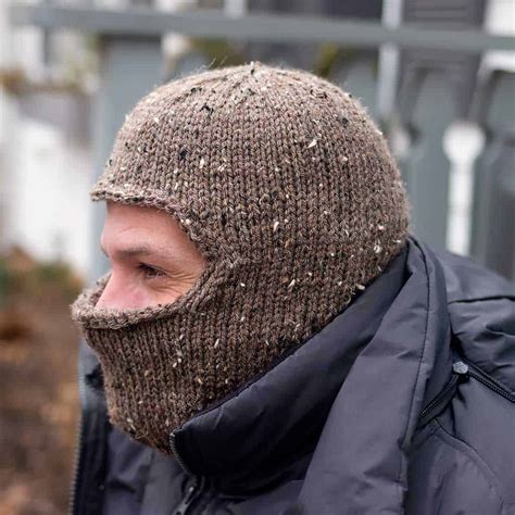 Mens Ski Mask Knitting Pattern