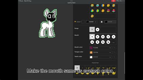 How To Make Protogen Mask In Pony Town ? | TUTORIAL! - YouTube