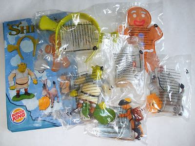 SHREK 2 FULL SET BURGER KING TOYS FIGURES 2004 NEW SEALED MIP | #425451905