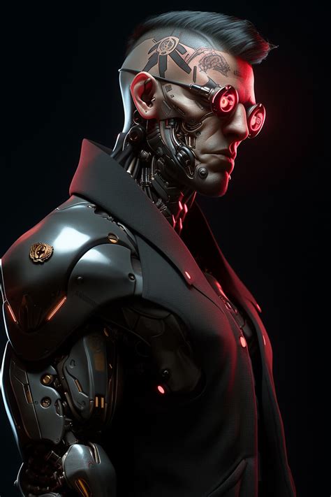 ArtStation - [AI] Cyborg Android Cyberpunk Concept Art