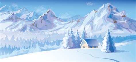 Anime Winter Snow Background Banner, Animation, Winter, Snow Background ...