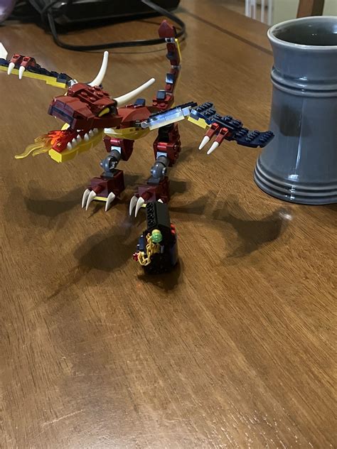 Creator Dragon Ready to Terrorize a Castle…. : r/lego