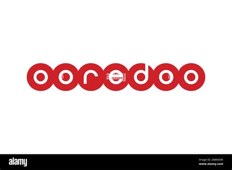 Ooredoo Tunisia, Logo, White background Stock Photo - Alamy