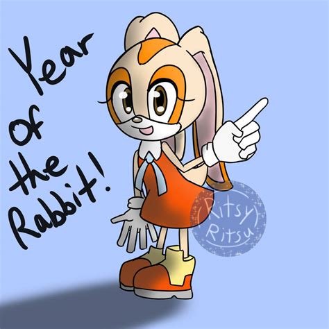 Cream the Rabbit by RitsyRitsu on DeviantArt